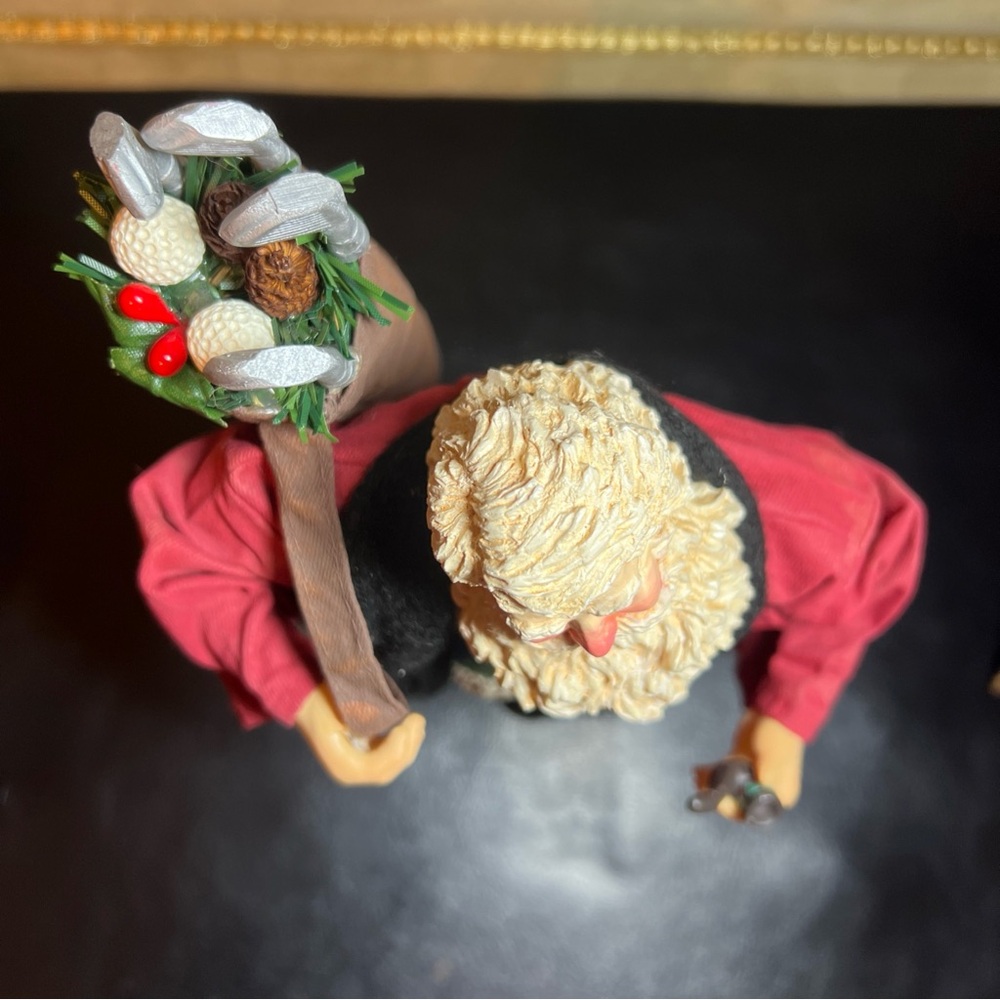 Possible Dreams Christmas Santa Claus Golf Bag Clothique Figurine - Picture 6 of 8